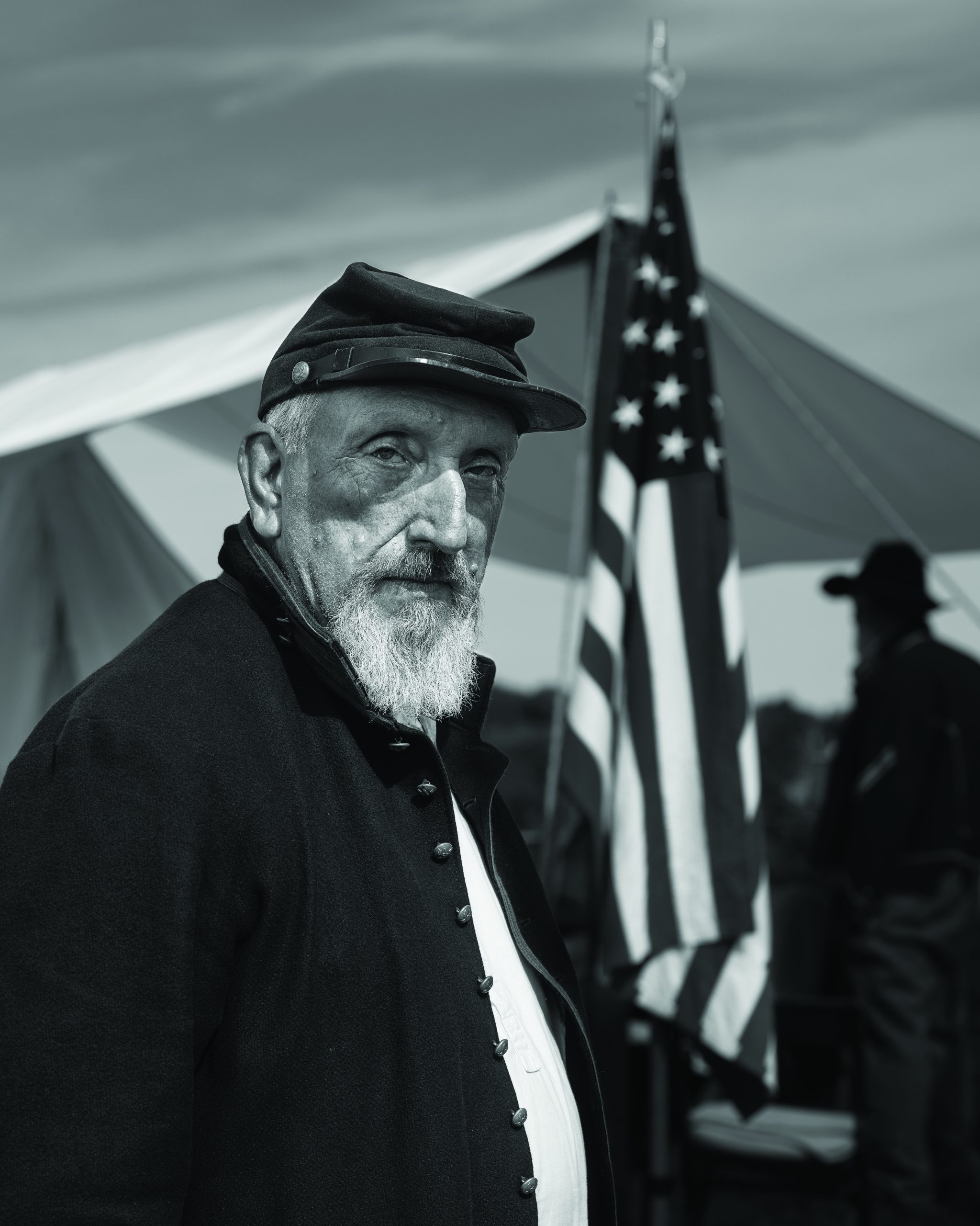 Atlantic Coast, Civil War Reenactor, Fort Knox, ME, 2024 - Anastasia Samoylova